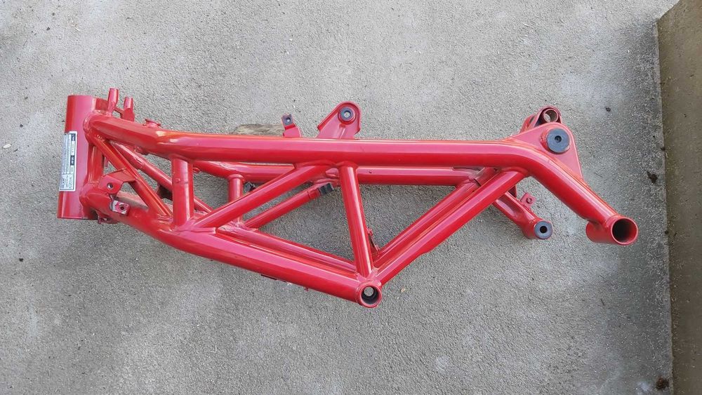 Rama Ducati 2015r Hypermotard 821 dokumenty niemiecki ksiazki