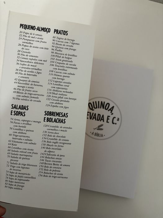 Livro “Quinoa, Cevada. A Bíblia”
