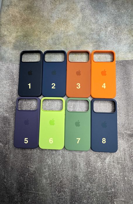 Чохол Silicone Case MagSafe з кнопкою + Animation iPhone 17 17 Pro Max