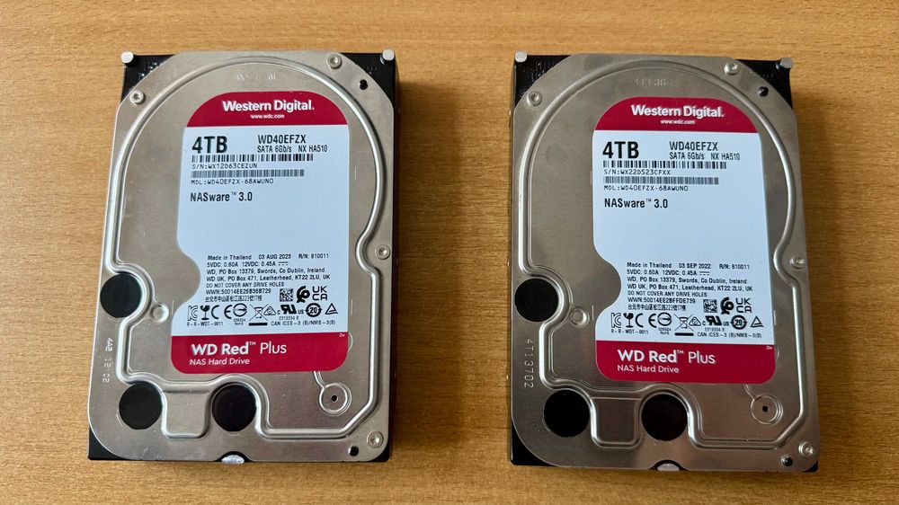 2 dyski WD Red Plus 4TB WD40EFZX rezerwacja