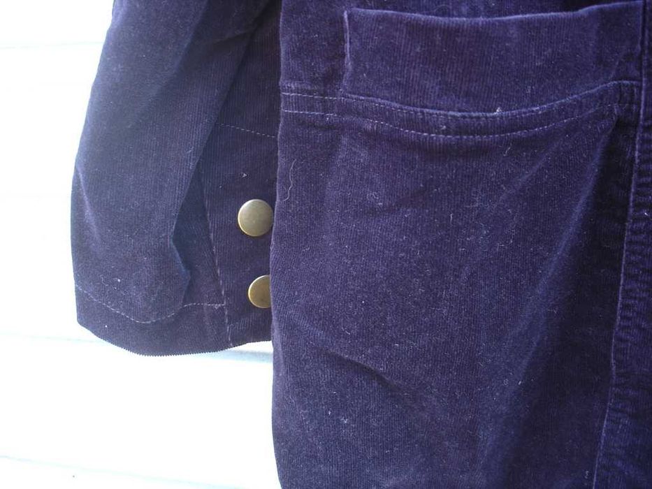 Fioletowy żakiet sztruksowy b'chic bechic XXL 44 dla pedagożki lolci