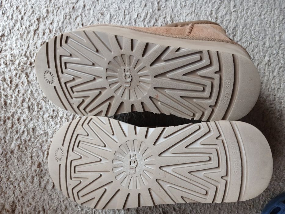 Bury śniegowce ugg  typu emu skóra  naturalna 40