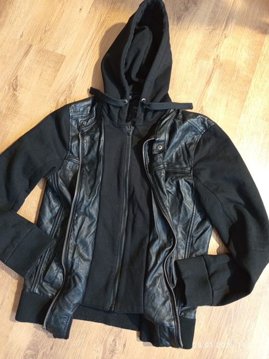 Guess skórzane kurtki męskie oryginalne i stanie idealnym