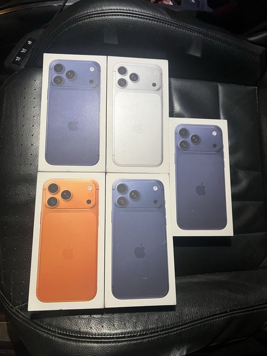 iPhone 17 pro max 256/512 gb orange/silver/deep гарантія 12 місяців!