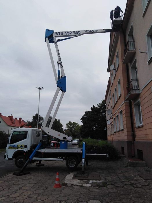 Podnośnik koszowy,zwyżka,podest,kosz,usługi