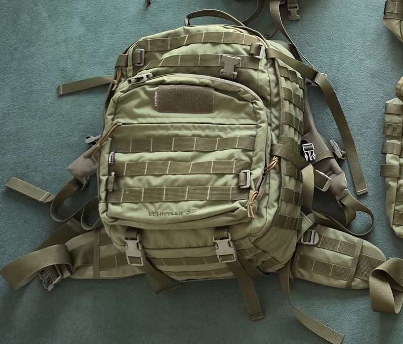 Plecak Wisport Whistler II 35l olive plus kieszenie 2x 9l