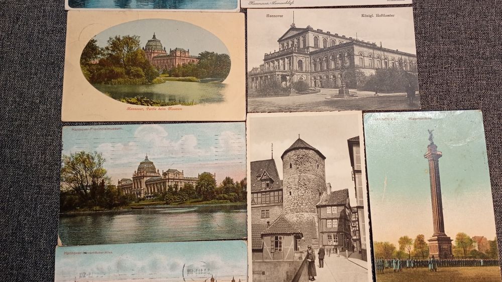 Stare pocztówki Hannower 11 szt.