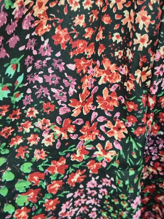 Квітковий комбінезон -палаццо від Zara, розмір S ,як сукня мідіZara