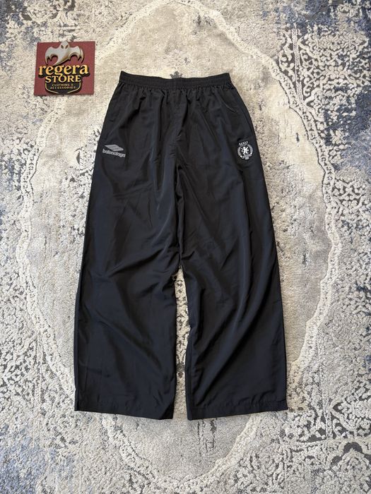 Штаны Balenciaga pants спортивные штани баленсиага широкие трубы оверсайз трек трековые Track Pants стритвир стрітвір бренд люкс