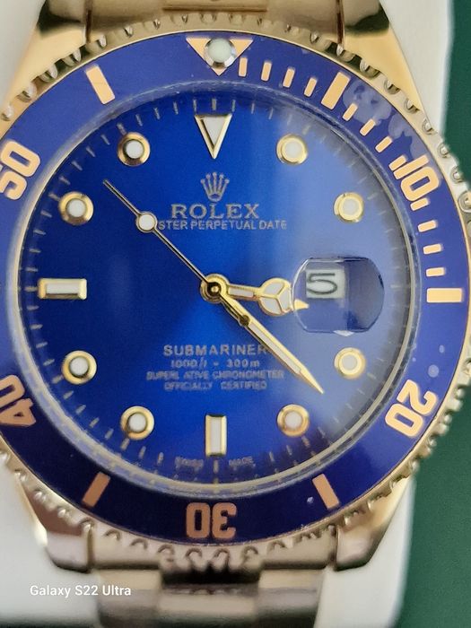 Rolex Submariner Gold/Blue