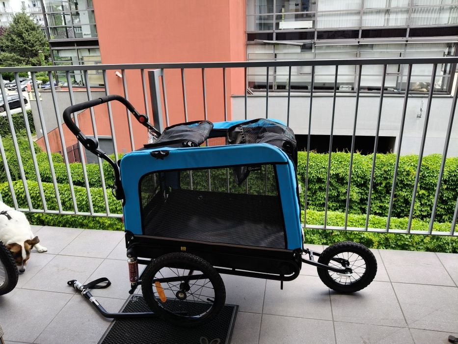 Przyczepa rowerowa dla psa
