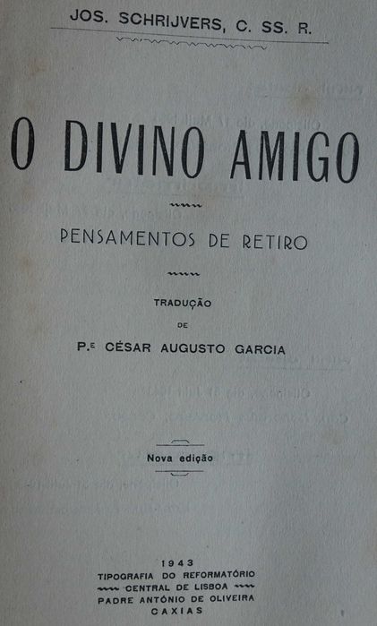 O Divino Amigo (Pensamentos de Retiro)