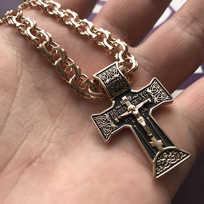 Цепочка арабский бисмарк и крест