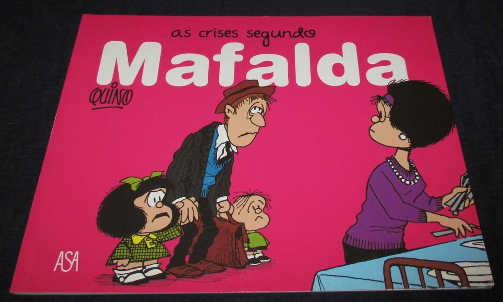 Livro BD As Crises segundo Mafalda Quino Asa