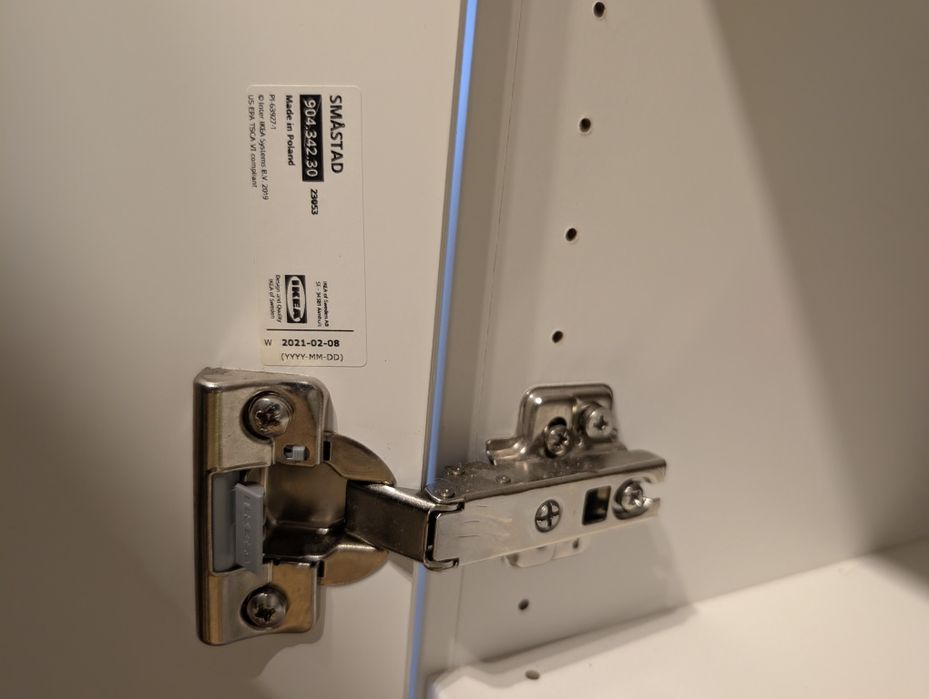 Ikea Smastad/ Platsa szafka biała 60x57x63 cm -2szt