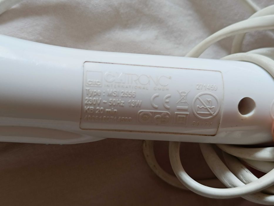 Massajador vibratório e infravermelhos Clatronic