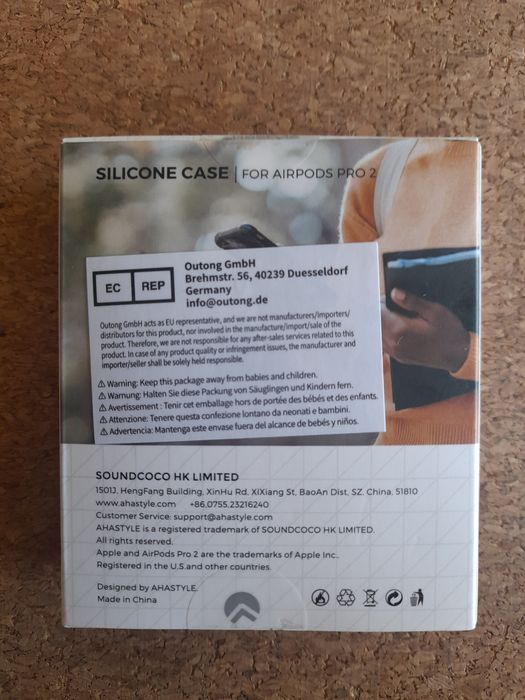 Capa Silicone AhaStyle AirPods Pro 2