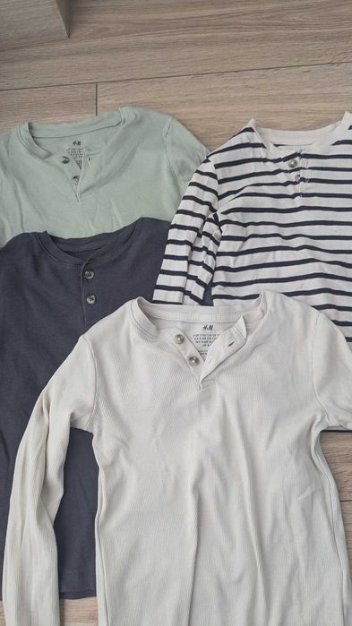 4 sztuki bluzki chłopięce 110/116 h&m