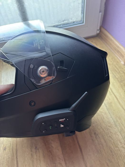 Kask motocyklowy HORN z interkomem EJEAS V6 Pro + 2 szyby - Rozmiar M
