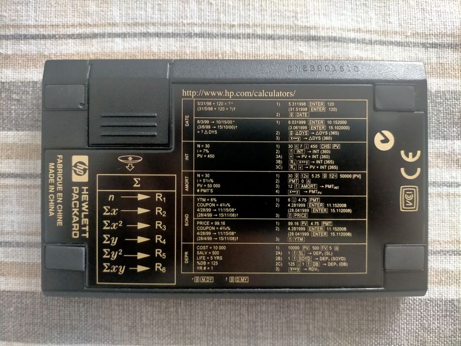 Calculadora financeira HP 12C