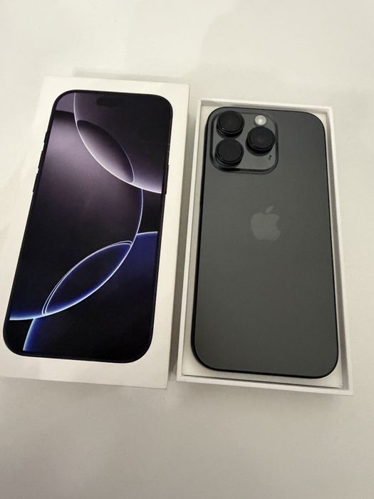 iPhone 16 Pro 256gb Titanium Black Idealny