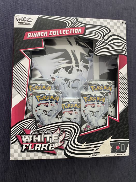 Cartas Pokemon White Flare Binder Collection Novo e Selado