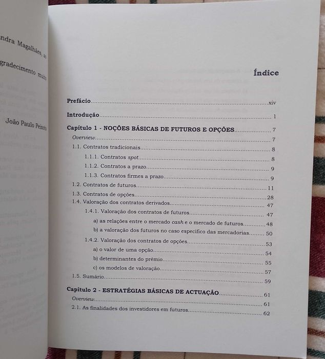 Futuros e opções, João Paulo Peixoto