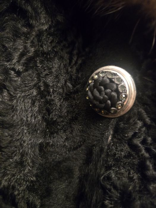 Casaco  caraculo com pele natural