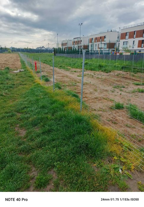 TANIE ogrodzenia budowlane / słupki METALOWE / drewniane /siatka