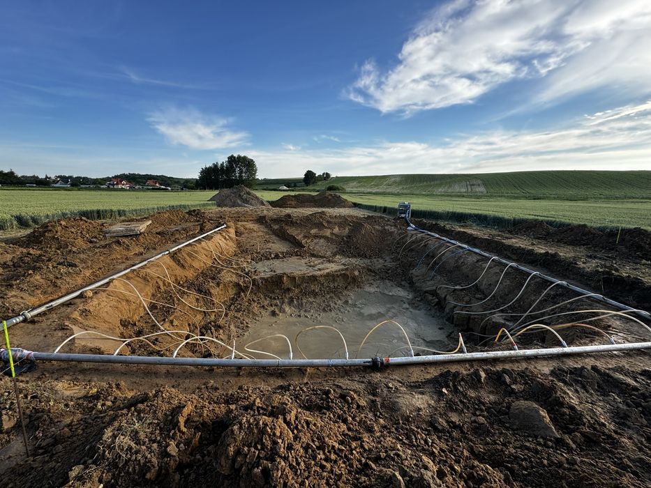 Usługi minikoparką koparka 9t kucie betonu wod-kan spychacz ładowarka