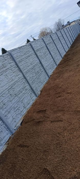 Ogrodzenie betonowe Płot na 4 płyty