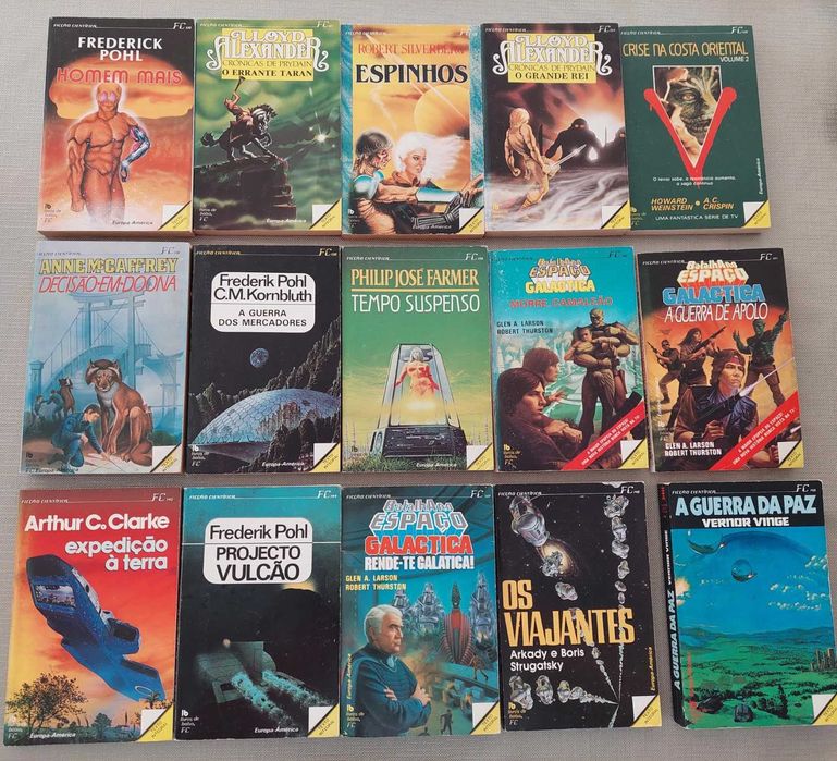 Livros ficção cientifica - Europa América