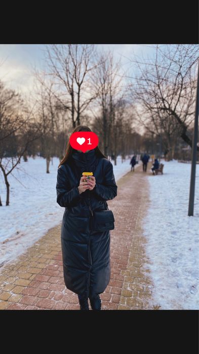 Пальто- пуховик зимовий