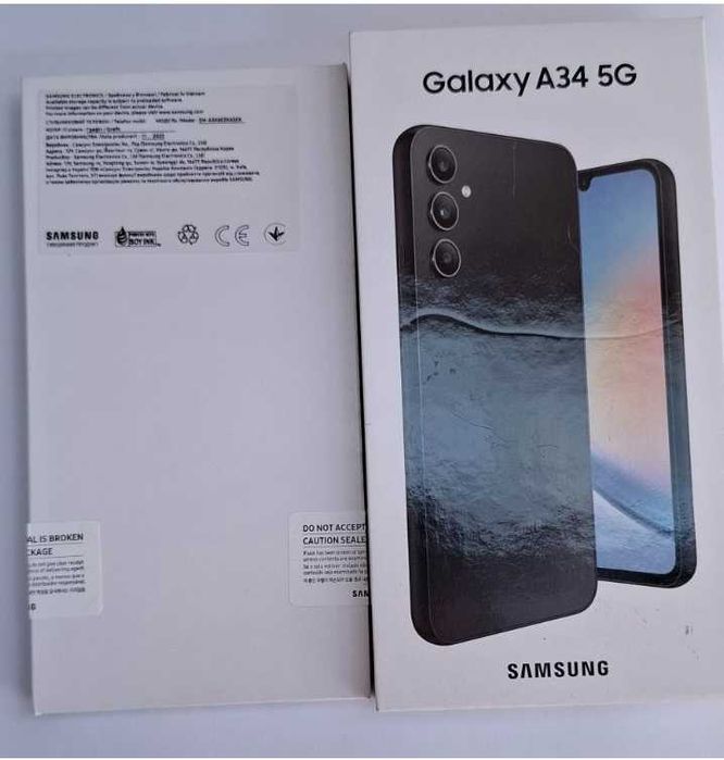 Смартфон Samsung Galaxy A34 A346E 6/128GB Black СТАН НОВОГО