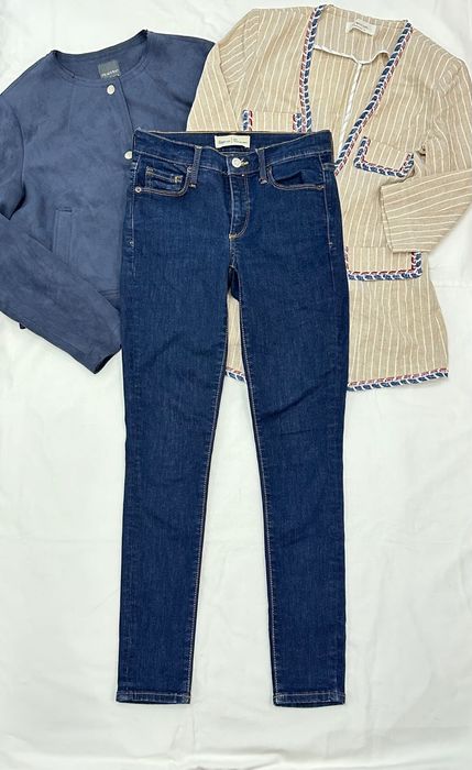 Gap темно-сині джинси, коттонові штани скінні, обтягуючі джинси, S