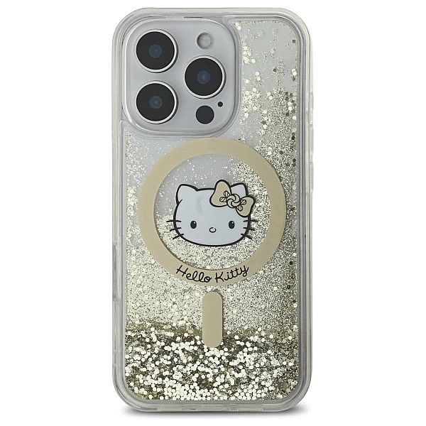 Hello Kitty HKHMP16LLGDIH iPhone 16 Pro 6.3" biały złoty/white gold ha
