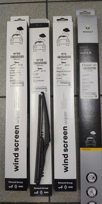 Щітки склоочисника Renault оригінал