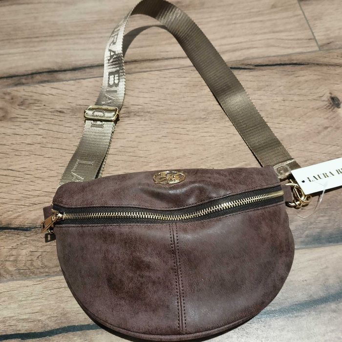 Nerka Laura Biaggi, nowa, kolor czekoladowy