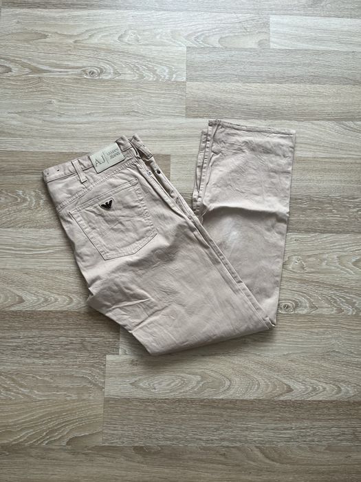 Armani Jeans metal logo summer cargo pants collezione giorgio  карго штани
