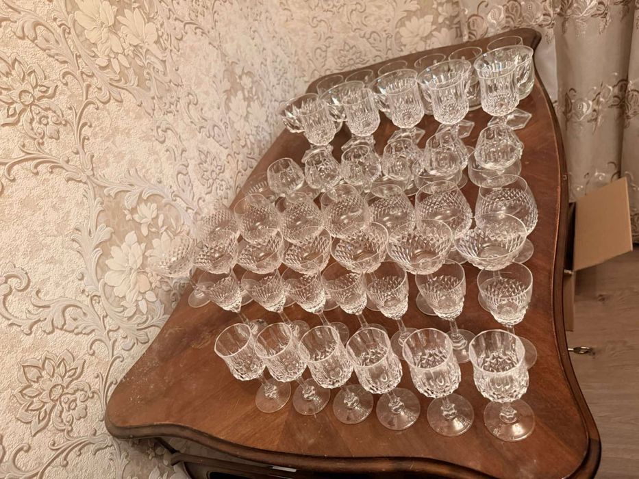 Бокалы стопки рюмки хрусталь
