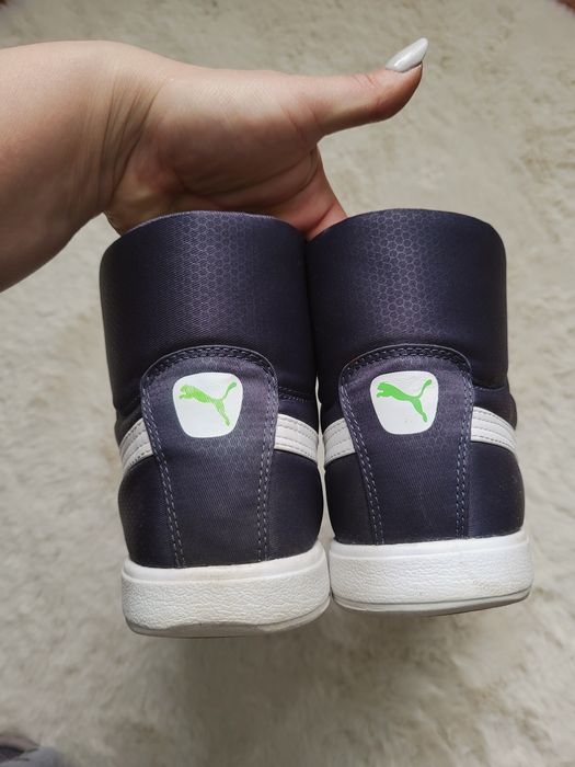 Buty Puma Archive Lite Mid 41 granatowe za kostkę
