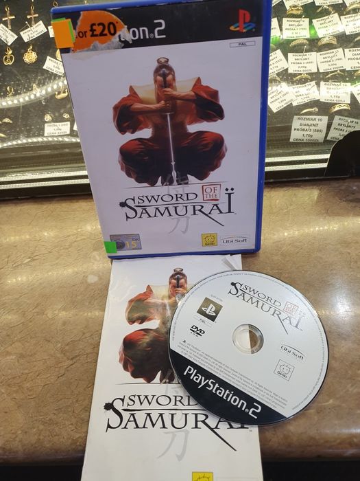 Gra gry ps2 playstation 2 retro Sword of the Samurai ładny stan