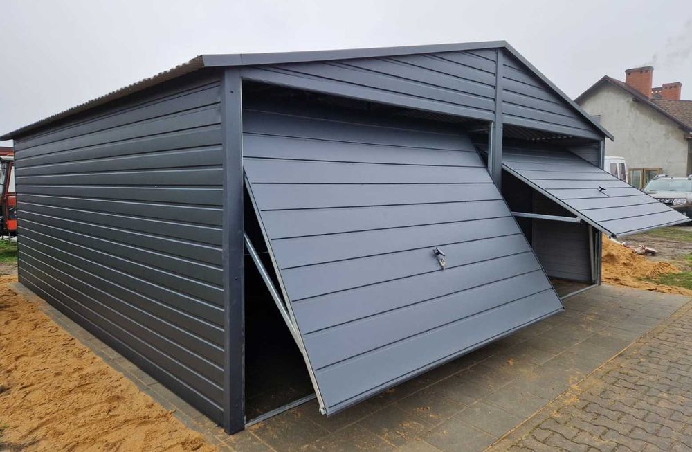 Garaż blaszany PREMIUM 6x5 Grafit, Producent Garaży, Różne wymiary