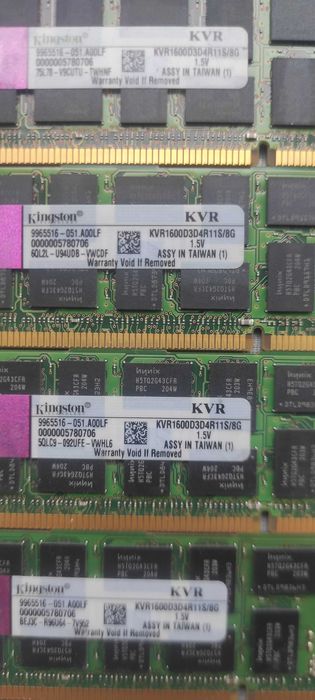 Серверна пам'ять Kingston DDR3 8GB 1600MHz ECC KVR1600D3D4R11S/8G