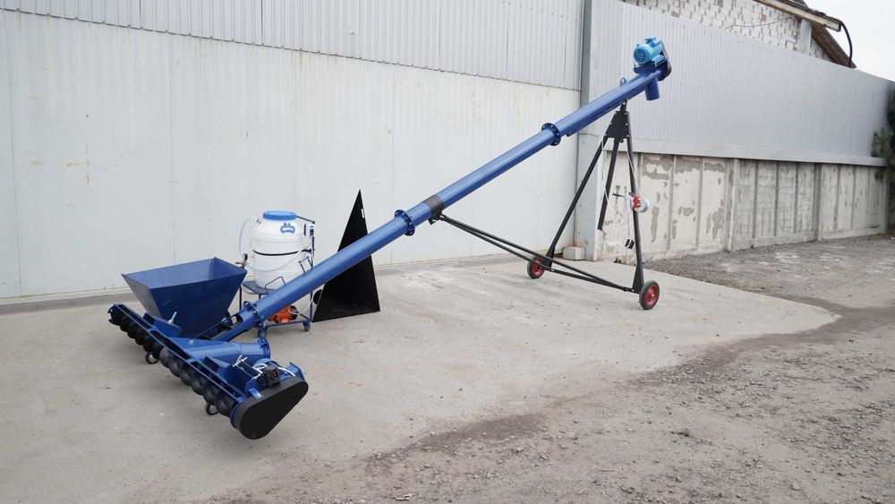 Шнековый погрузчик, транспортер, шнек, навантажувач, конвеєр 133Х6000