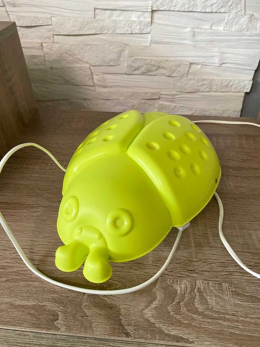 Lampka zielona biedronka IKEA lampa do pokoju dziecięcego