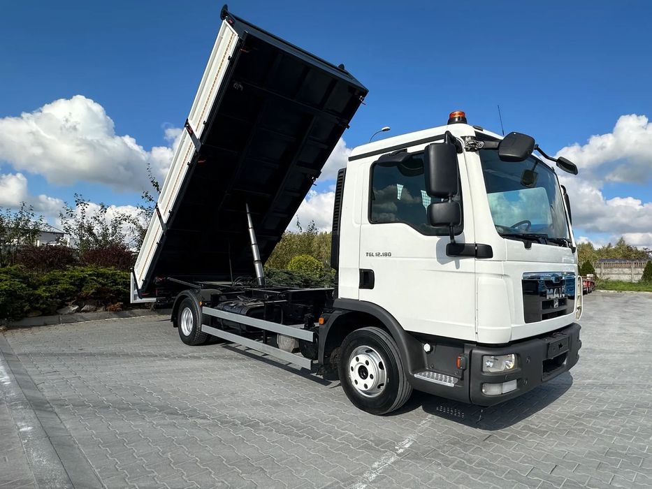 MAN TGL 12.180 WYWROTKA 3-STRONNA