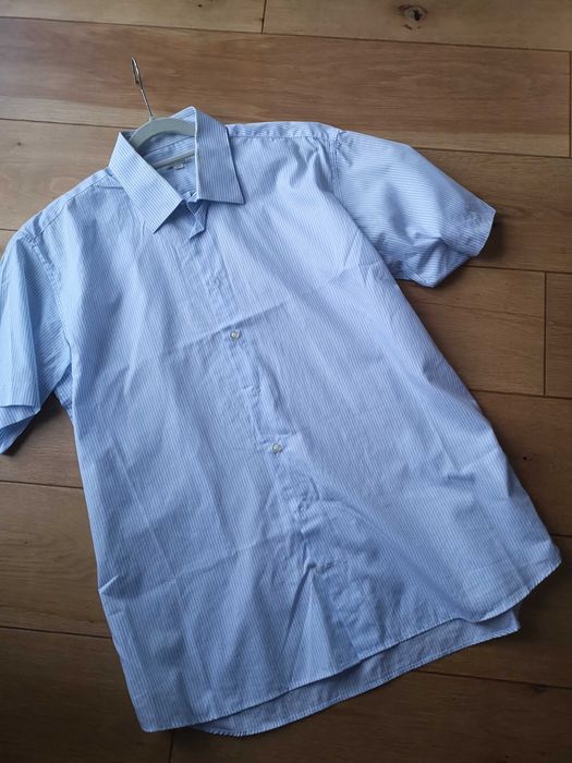 Daniels Slimfit koszula z krótkim rękawem w paski r. 43