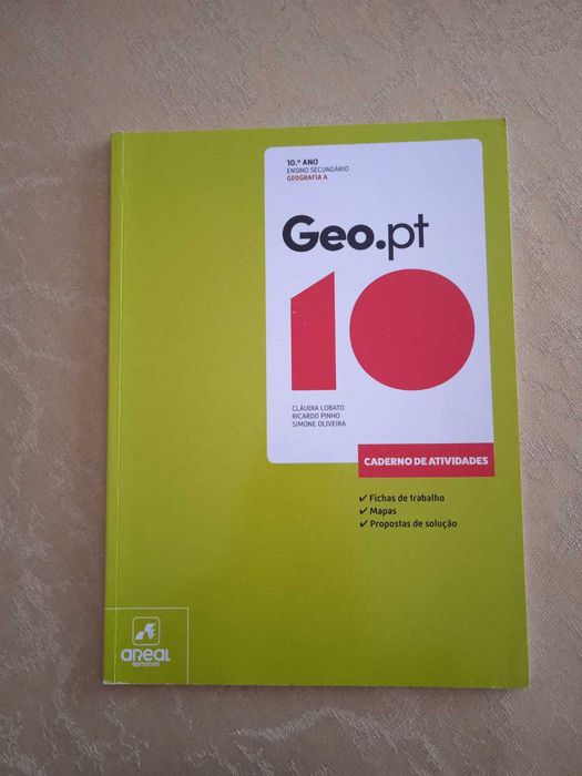Activity Book - Geo.pt 10 - Geography A - 10th Grade (NEW)