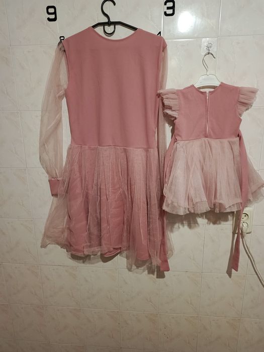 Family look плаття мама + донька святкові (92 / M-L)